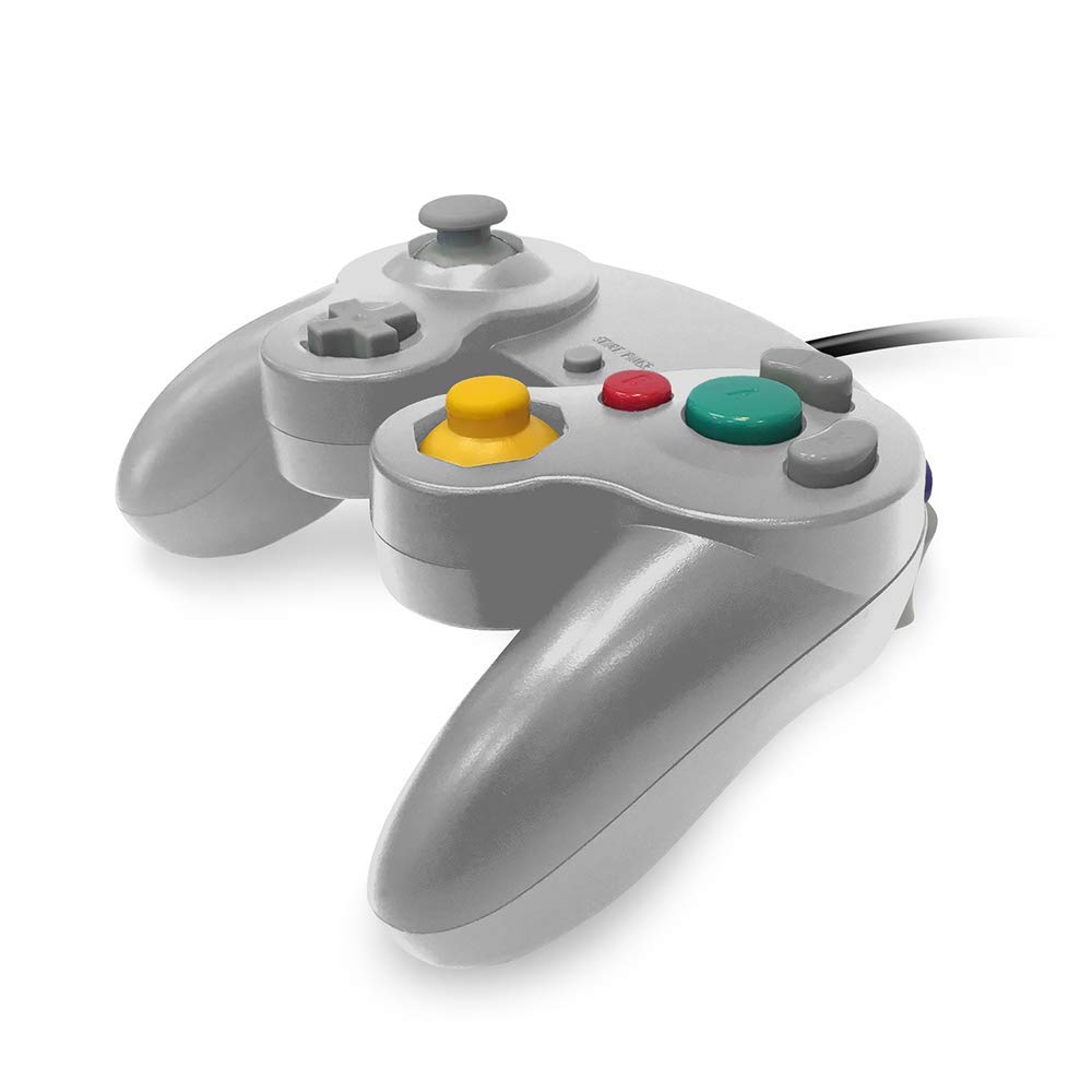 Old Skool Controller Compatible with GameCube/Wii - Silver