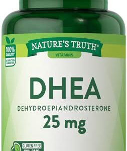 DHEA 25mg Tablets | 100 Count | Vegetarian, Non-GMO & Gluten Free Supplement | by Nature's Truth