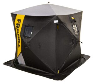 frabill hq 100 hub 2 - 3 man shelter, multi, one size (641000)