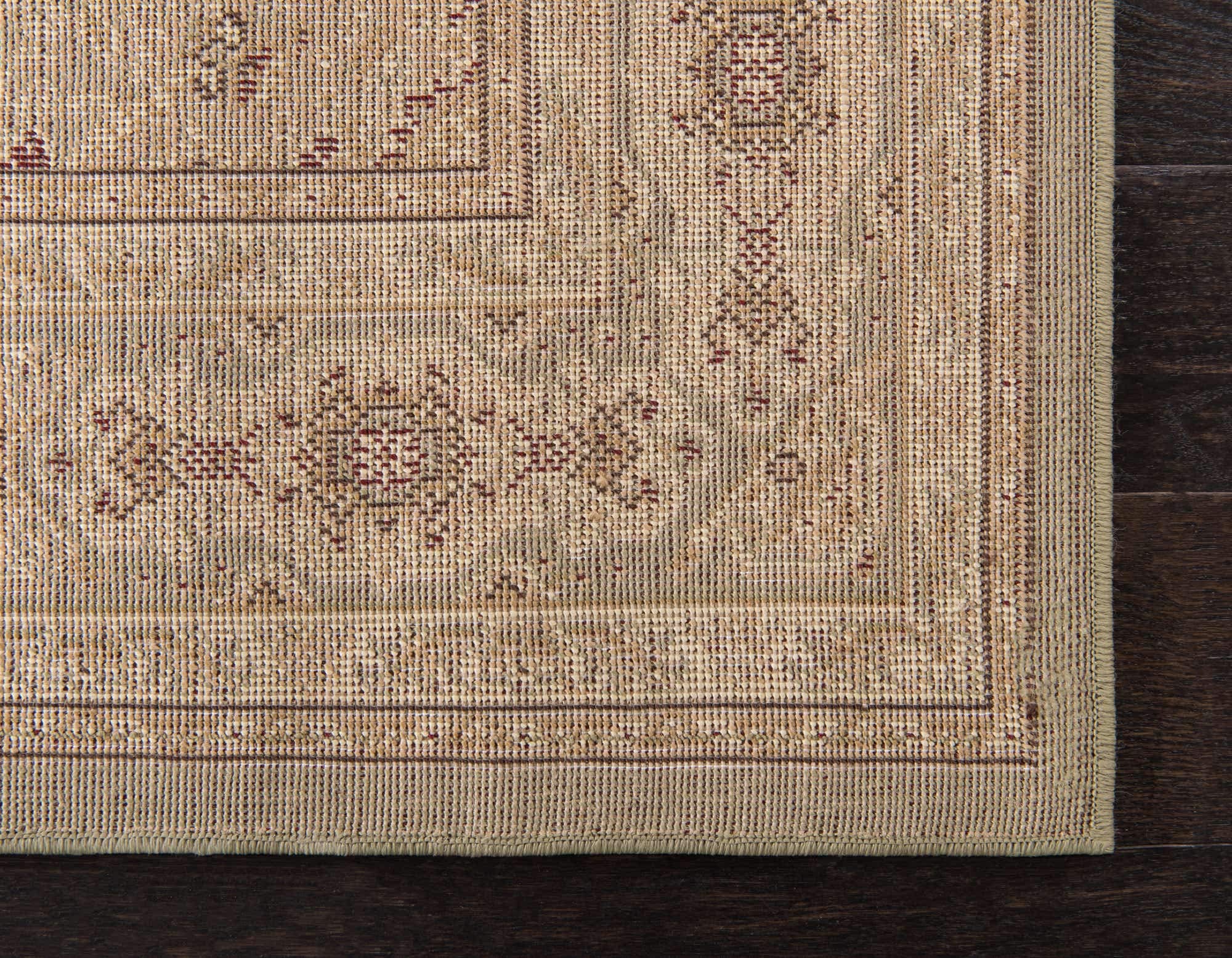 Unique Loom Versailles Collection Traditional Classic Border with Medallion Motif, Area Rug (3' 3 x 5' 3 Rectangular, Green/ Ivory)