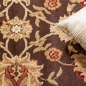 Unique Loom Voyage Collection Traditional Oriental Classic Intricate Design Area Rug, 5' 3" x 8' Rectangle, Brown/Cream