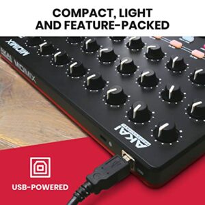 AKAI Professional MIDImix - USB MIDI Controller Mixer with Assignable Faders & Master Fader, 24 Knobs and 16 Buttons, 1 to 1 Mapping With Ableton Live