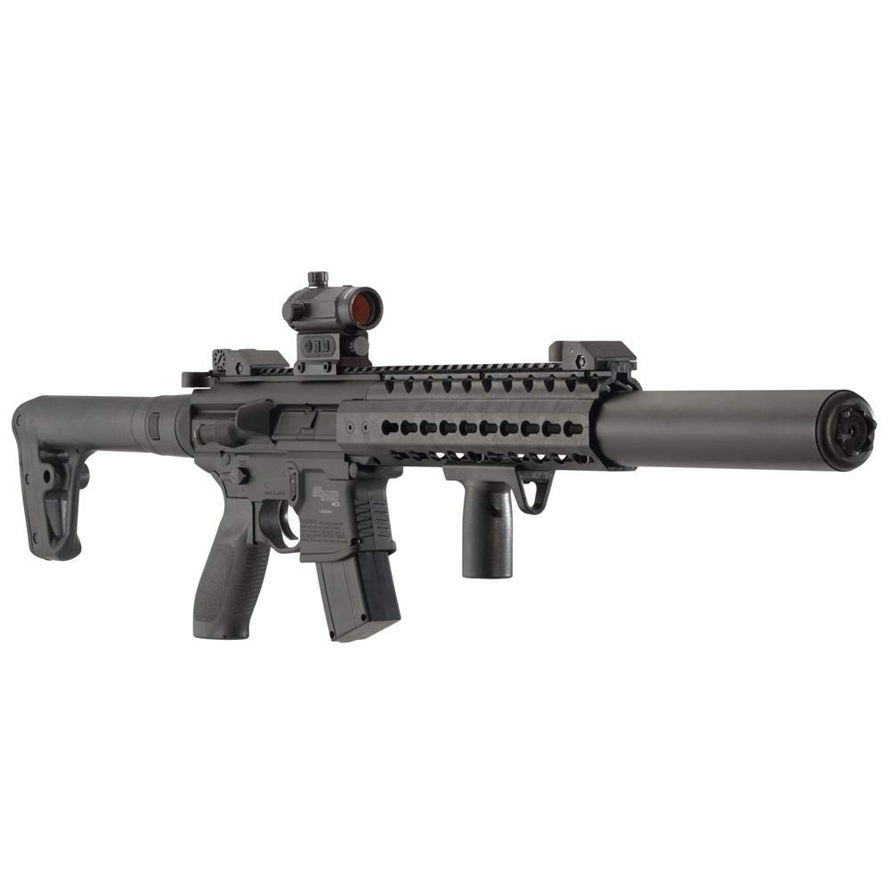 Sig Sauer MCX CO2 Rifle + Dot Sight, Black air Rifle