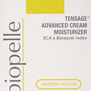 Biopelle Tensage Growth Factor Advanced Cream Face Moisturizer with SCA 6 Biorepair Index, 1 Oz