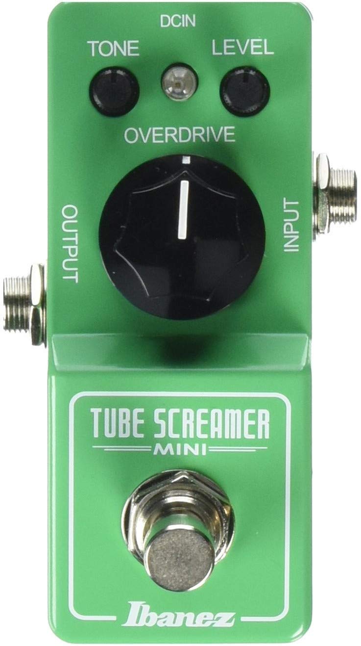 Ibanez TSMINI MINI Tube Screamer Pedal w/ Patch Cables