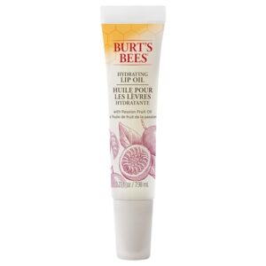 Burt's Bees 100% Natural Hydrating Lip Oil with Passion Fruit Oil, 1 Tube