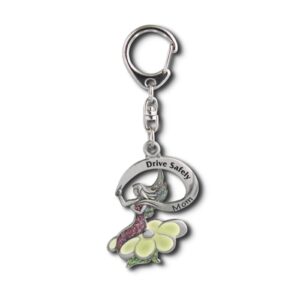 cathedral art mom guardian angel drive safely glow in the dark keyring