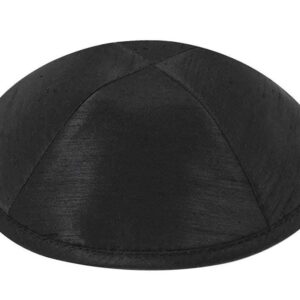 Deluxe Raw Silk Black Kippah for Men Bulk Pack Kippot for Kids one Size Kippahs for Weddings, Bar or Bat Mitzvahs