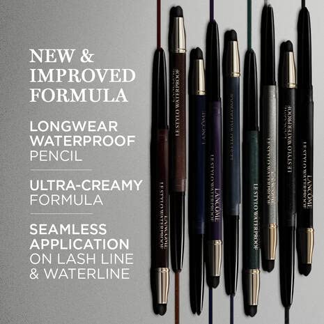 Lancôme Le Stylo Waterproof Eyeliner Pencil - Creamy & Highly Pigmented - Seamless Blending & Smudging - 04 Bronze Rich