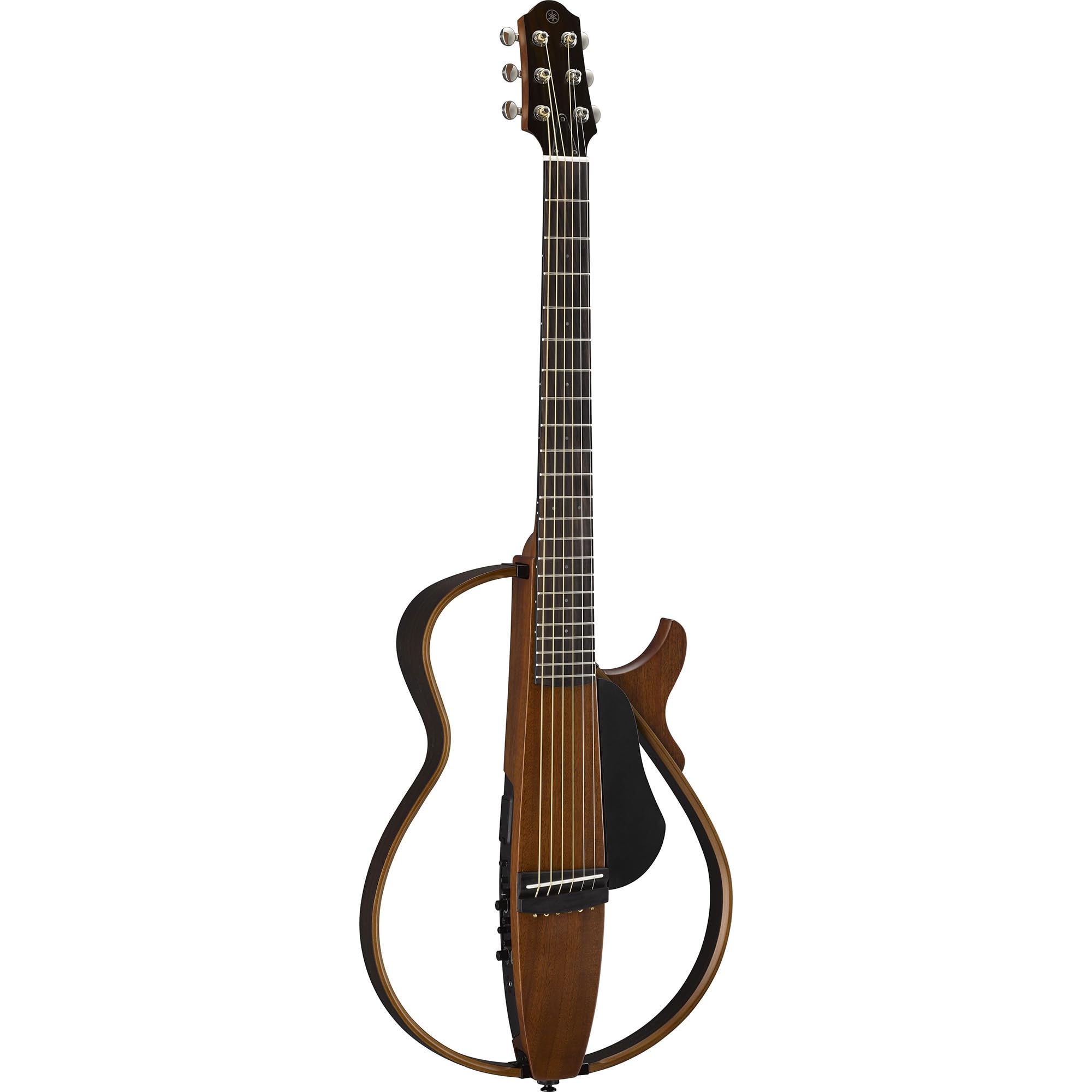 Yamaha SLG200S NT Steel String Silent Guitar with Hard Gig Bag, Natural