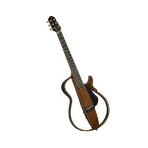 Yamaha SLG200S NT Steel String Silent Guitar with Hard Gig Bag, Natural