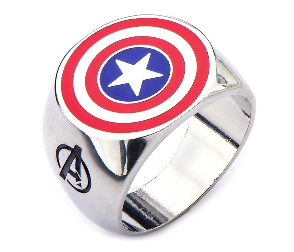 Marvel Comics CAPTAIN AMERICA RING SZ12