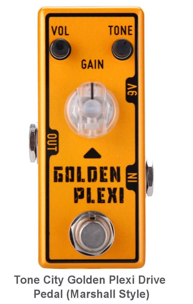 Tone City Golden Plexi Overdrive Player Favorite Fast U.S. Ship Your Tone City Connection!