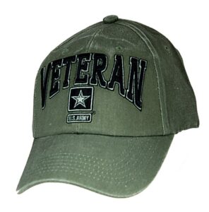 u.s. army veteran cap. od green