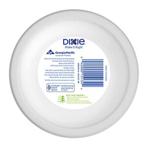 Dixie Small Paper Bowls, 10 Oz, 36 Count, Microwave-Safe, Soak-Proof, Disposable Bowls Great For Snacks, Dessert, And Light Lunch Meals