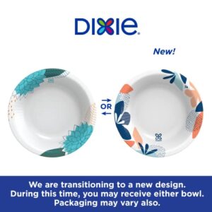 Dixie Small Paper Bowls, 10 Oz, 36 Count, Microwave-Safe, Soak-Proof, Disposable Bowls Great For Snacks, Dessert, And Light Lunch Meals