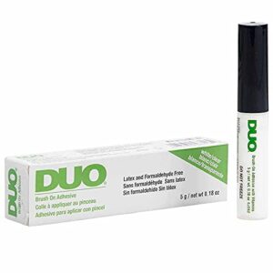 duo brush-on strip lash adhesive clear with vitamins a, c & e, clear, 0.18 oz, 1-pack