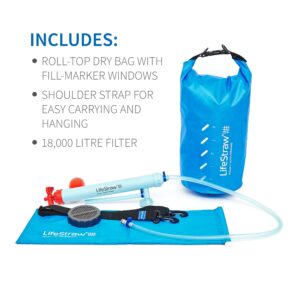 LifeStraw Mission Water Purification System, High-Volume Gravity-Fed Purifier for Camping and Emergency Preparedness, 5 Liter