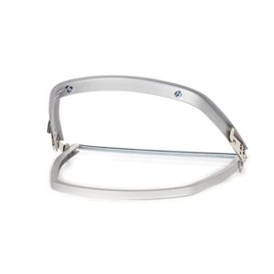 msa 10158799 v-gard frame - general purpose & elevated temperature applications, fits cap-style hard hats, metal - heavy duty anodized aluminium, durable & replaceable safety helmet accessory