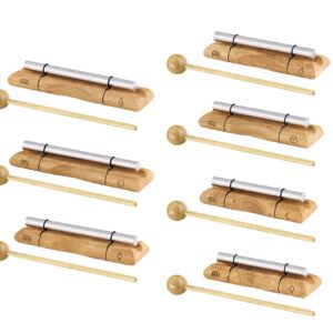 7-Piece Energy Chime Set with Mallets For Meditation, Sound Healing, Yoga and Classrooms — Long Resonance Pure Tone