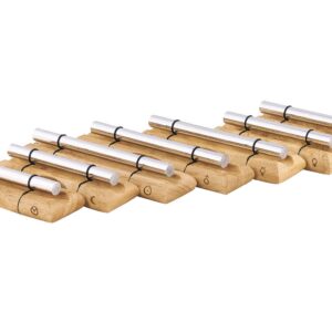 7-Piece Energy Chime Set with Mallets For Meditation, Sound Healing, Yoga and Classrooms — Long Resonance Pure Tone