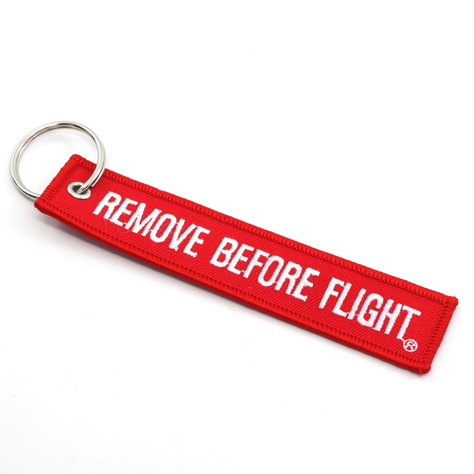 Rotary13B1 Remove Before Flight Key Chain - Red/White 1pc