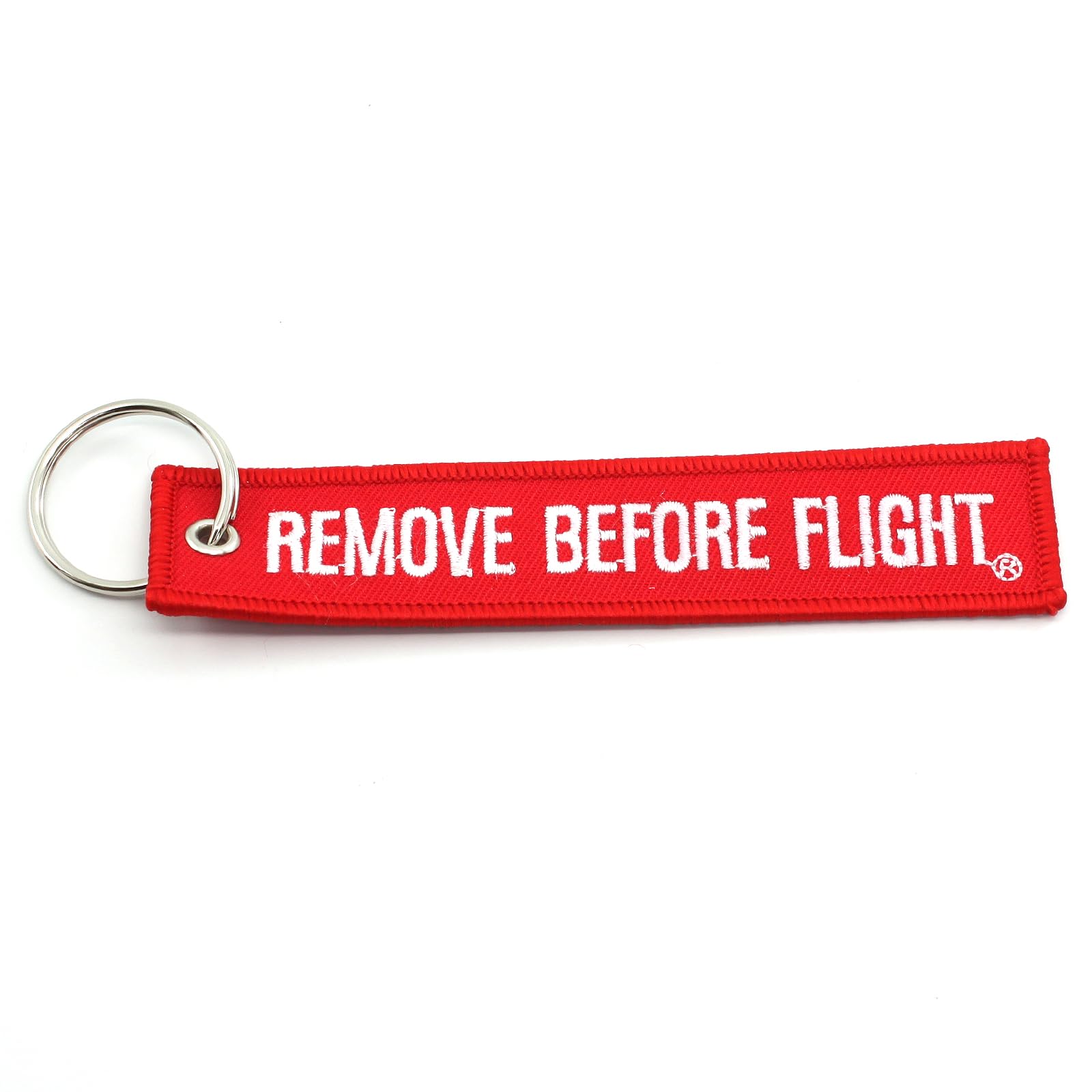 Rotary13B1 Remove Before Flight Key Chain - Red/White 1pc