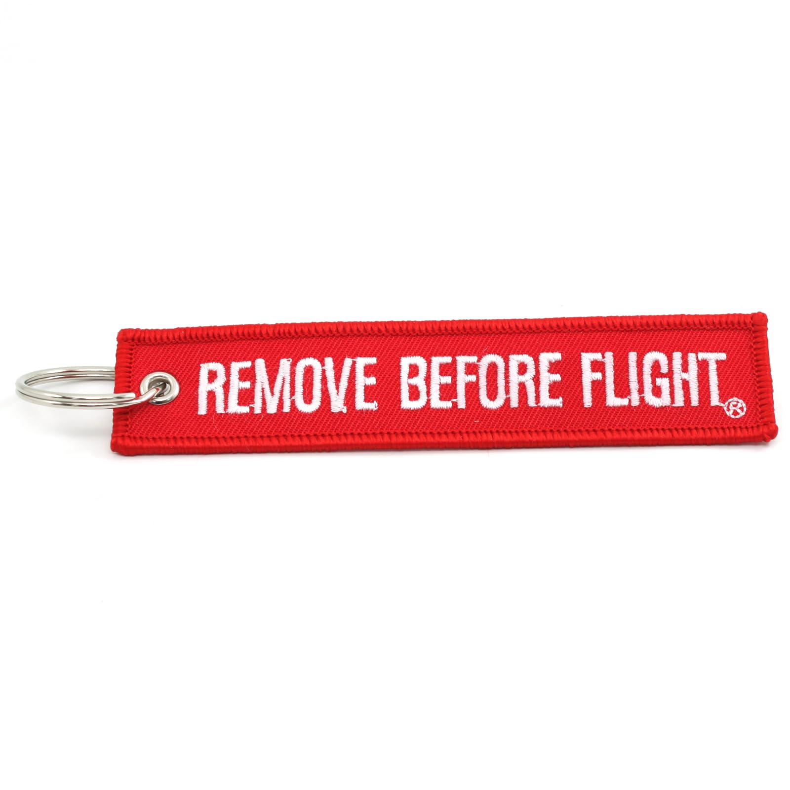 Rotary13B1 Remove Before Flight Key Chain - Red/White 1pc