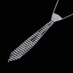 Generic Crystal Tassels Rhinestone Necklace Wedding Bridal Jewelry Prom