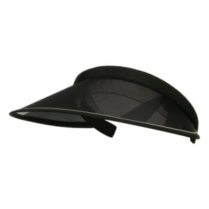 uv 50+ protection clip on visor - black osfm