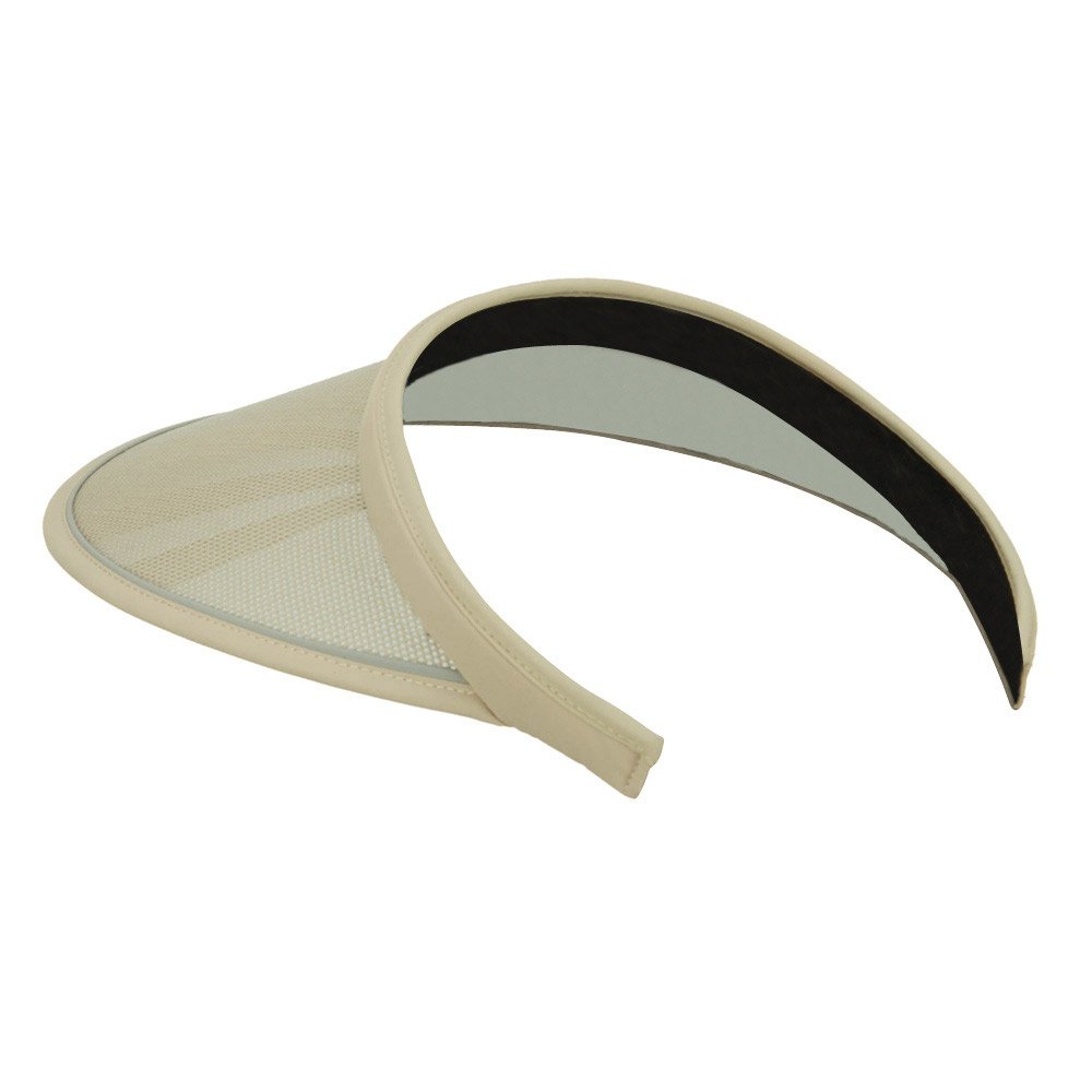 UV 50+ Protection Clip On Visor - Khaki OSFM