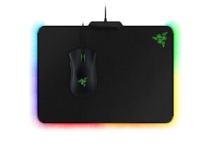 razer rz02-01350100-r3m1 firefly hard gaming mouse mat with rgb custom lighting (mouse pad preferred by pro gamers-matte finish