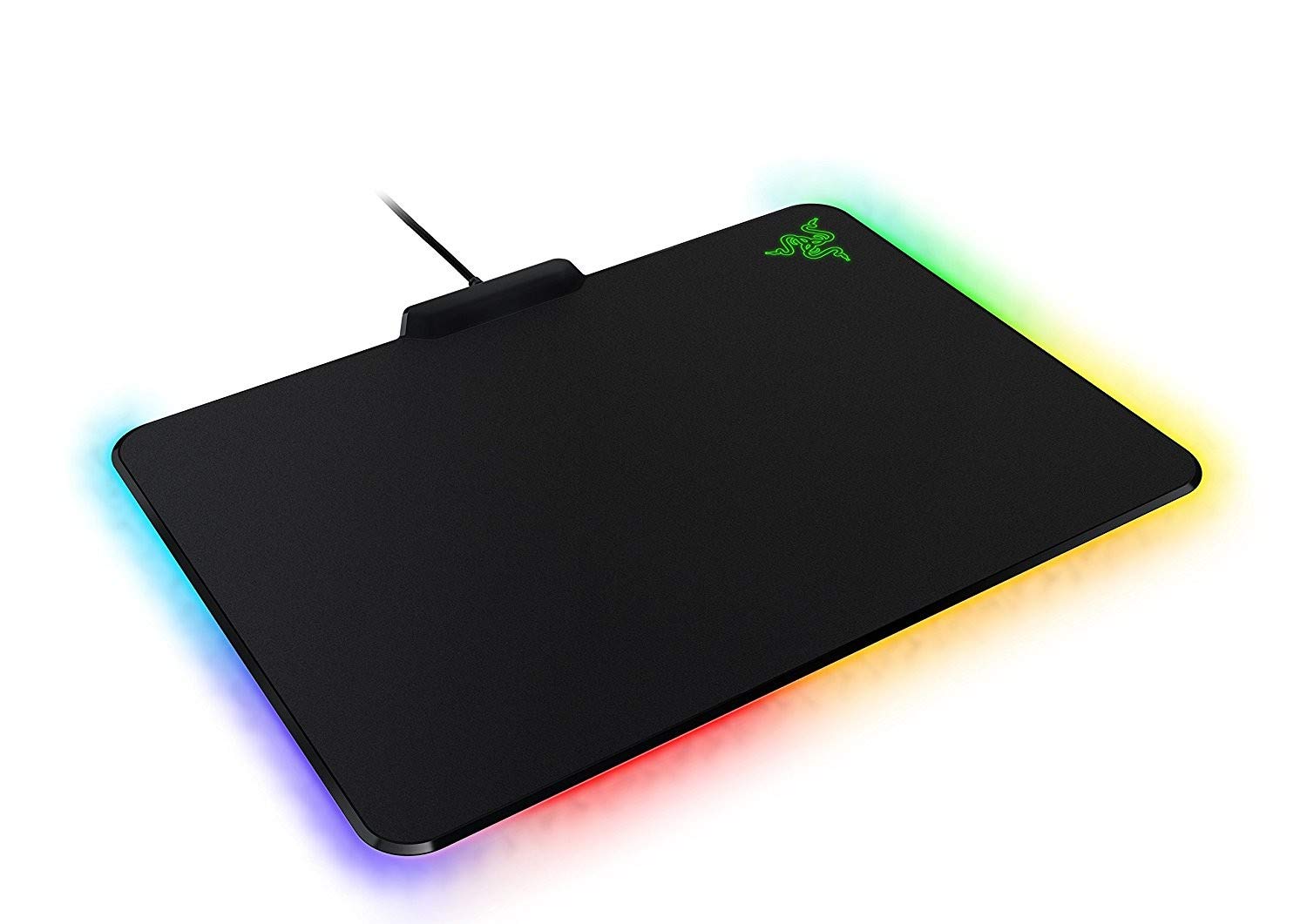 Razer RZ02-01350100-R3M1 Firefly Hard Gaming Mouse Mat with RGB Custom Lighting (Mouse Pad Preferred by Pro Gamers-Matte Finish