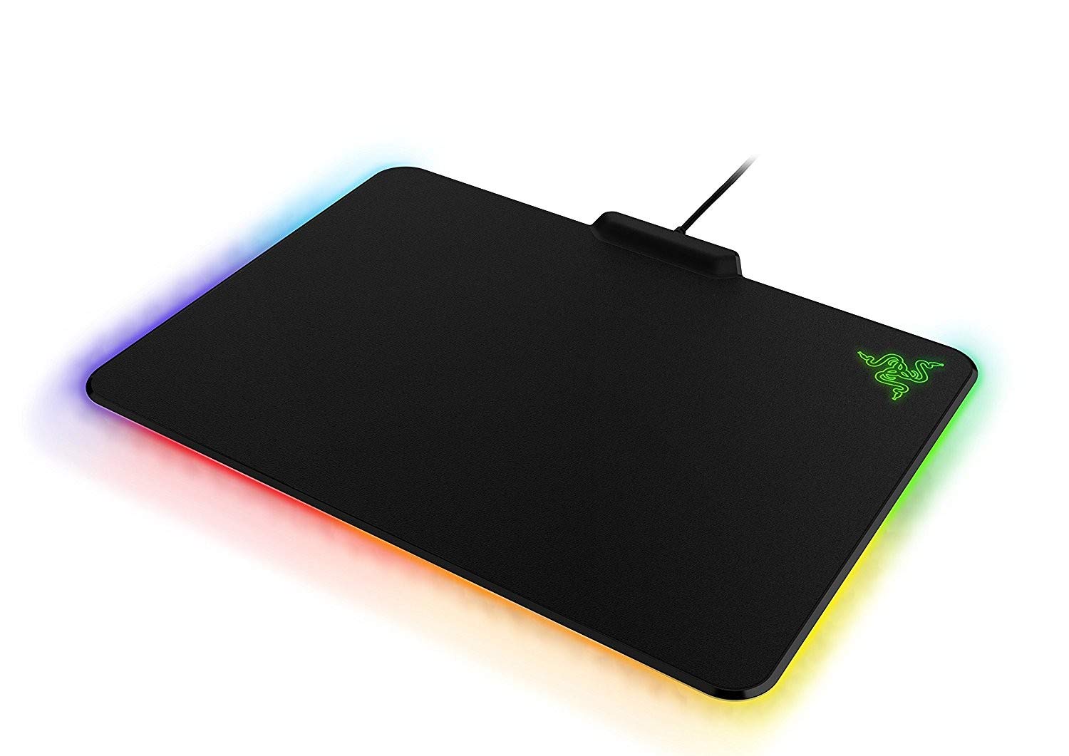 Razer RZ02-01350100-R3M1 Firefly Hard Gaming Mouse Mat with RGB Custom Lighting (Mouse Pad Preferred by Pro Gamers-Matte Finish