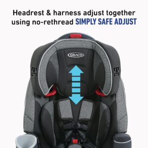 Graco Nautilus 65 LX 3-in-1 Harness Booster, Matrix