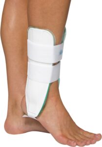 aircast air-stirrup ankle support brace, right foot, large