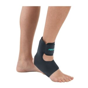 aircast airheel ankle support brace with stabilizers, large