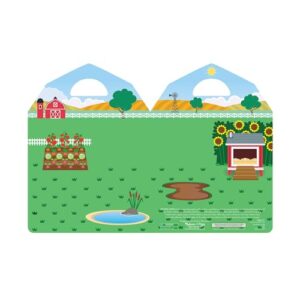 Melissa & Doug Puffy Sticker Play Set - On the Farm - 52 Reusable Stickers, 2 Fold-Out Scenes - FSC Certified