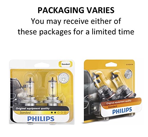 PHILIPS - 12362B2 H11 Standard Halogen Replacement Headlight Bulb, 2 Pack