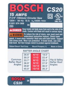 bosch parts 1619x02048 nameplate