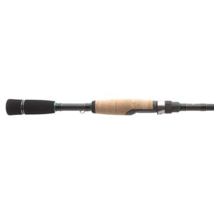 dobyns rods fury series 7’0” spinning fishing rod | fr703sf | medium fast action rod | modulus graphite blank with kevlar wrapping | fuji reel seats and alconite guides | line 8-17lb lure 3/16 -⅝ oz., black/green (fr 703sf)