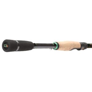 Dobyns Rods Fury Series 7’0” Spinning Fishing Rod | FR703SF | Medium Fast Action Rod | Modulus Graphite Blank with Kevlar Wrapping | Fuji Reel Seats and Alconite Guides | Line 8-17lb Lure 3/16 -⅝ oz., Black/Green (FR 703SF)