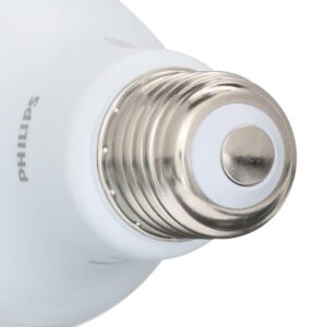 Philips LED Non-Dimmable A19 Frosted Light Bulb: 1500-Lumen, 5000-Kelvin, 14-Watt (100-Watt Equivalent), E26 Medium Screw Base, Daylight, 4-Pack, 455717