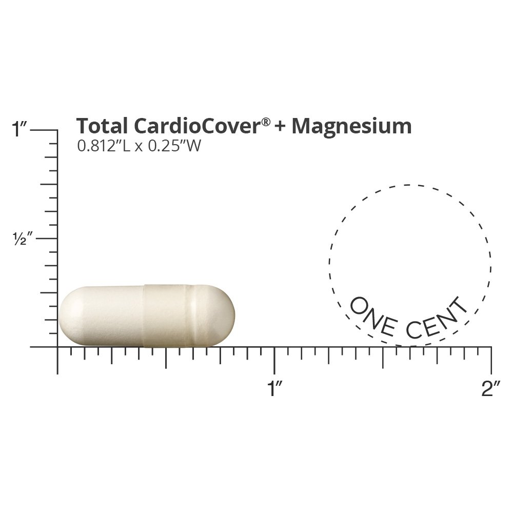 Dr. David Williams Total CardioCover + Magnesium Supplement Supports Cardiovascular Health, Blood Flow, and Blood Pressure, 60 Capsules (30-Day Supply)