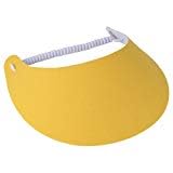 the incredible sunvisor, available in beautiful solid colors, perfect for the summer! (yellow)