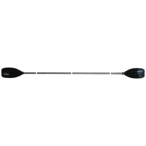 advanced elements ultralitelite 4-piece aluminum/nylon kayak paddle - 224cm (88") assembled - 60cm (23.6") packed - 23.5 oz, black, (ae5005)