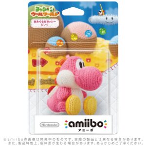 Pink Yarn Yoshi amiibo - Japan Import (Yoshi's Woolly World Series)