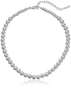 napier silver-tone collar necklace, 16"