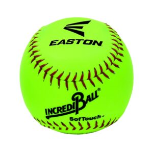 easton softouch softball incrediball yellow 11 inch - 1 dozen