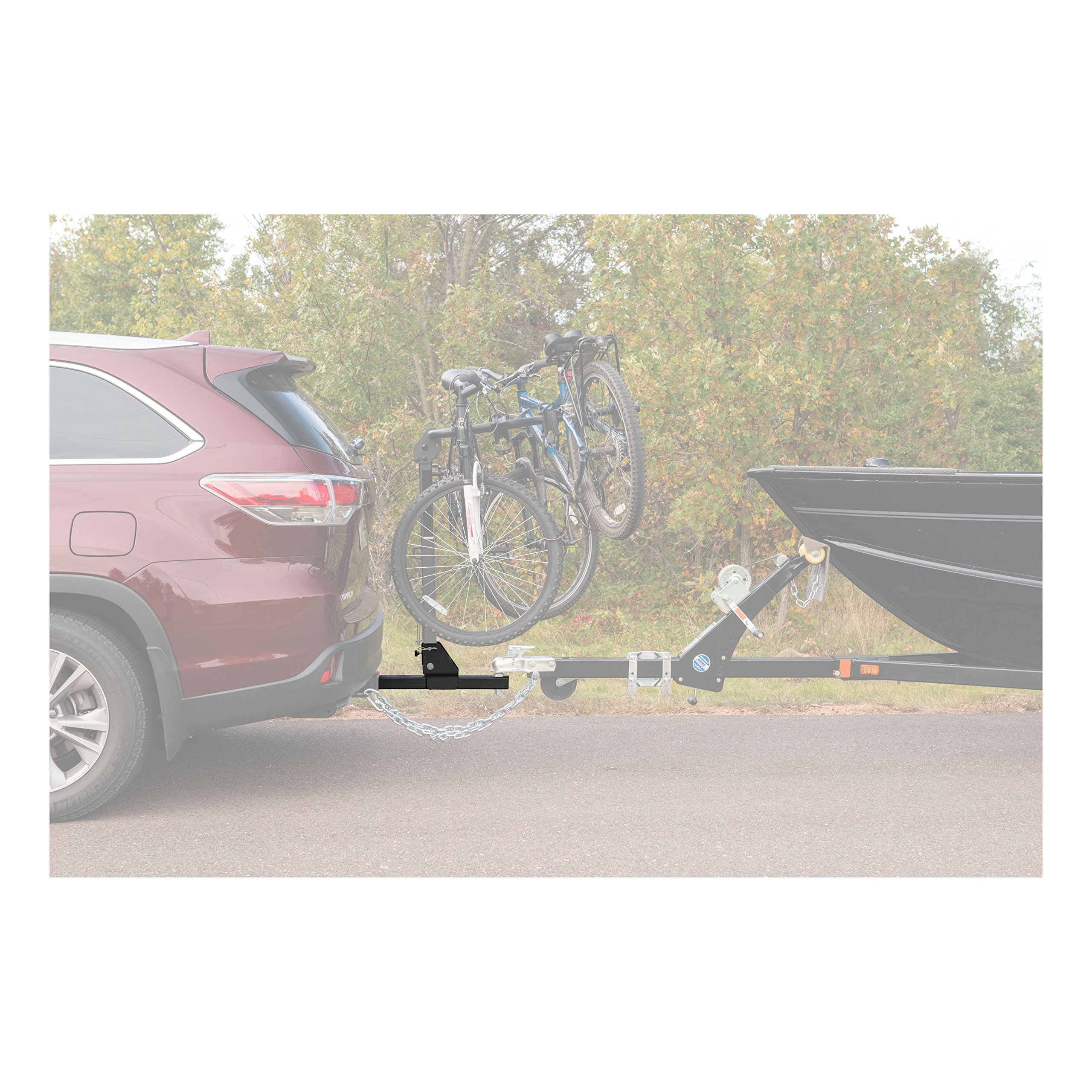 CURT 18008 Towable Bike Rack Shank, Fits 2-Inch Receiver, 2,000 lbs GTW